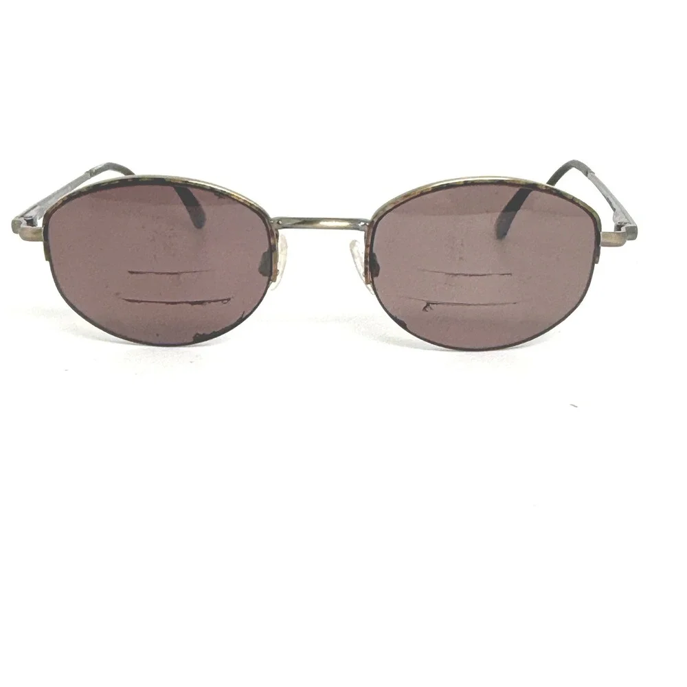 Emporio Armani‎ 080 1021 Oval Sunglasses Gunmetal Frame Italy 47-21-135 21648